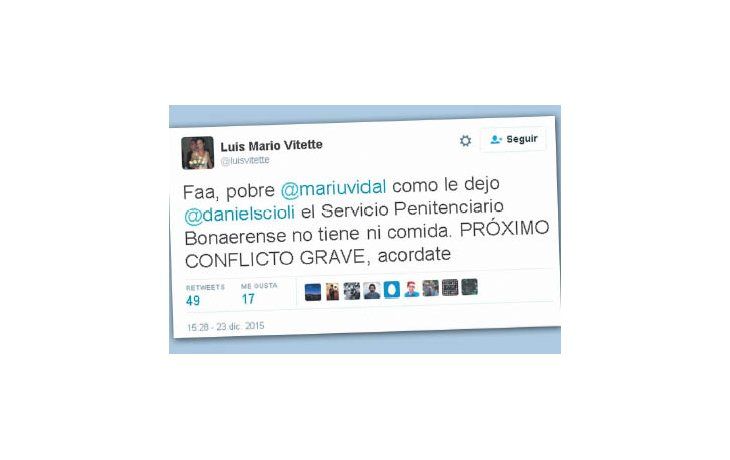 Vitette anticipó “conflicto grave”