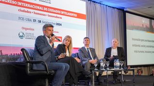 Ulpiano Suárez, Intendente de Mendoza, Rossana Chahla, de San Miguel de Tucumán, Daniel Passerini, de Córdoba y Pablo Javkin, de Rosario.