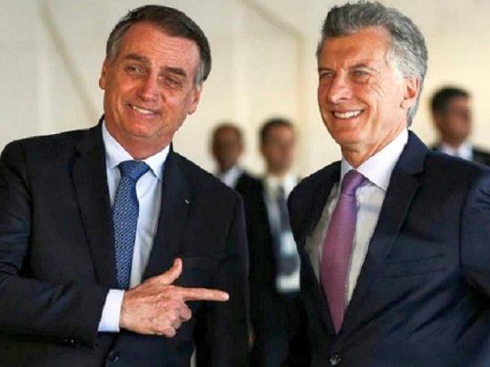 Jair Bolsonaro y Mauricio Macri.