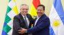 Alberto Fernández with the president of Bolivia, Luis Arce. Alberto Fernández with the president of Bolivia, Luis Arce.