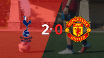 solido triunfo de tottenham por 2-0 frente a manchester united