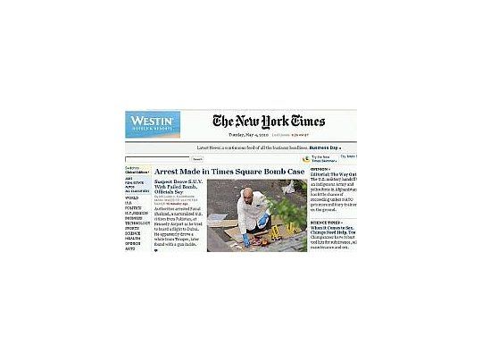 The New York Times fue elegido entre los sitios de noticias.