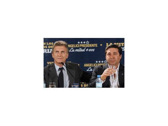Fórmula ganadora. Macri y Angelici ganaron en los comicios boquenses.