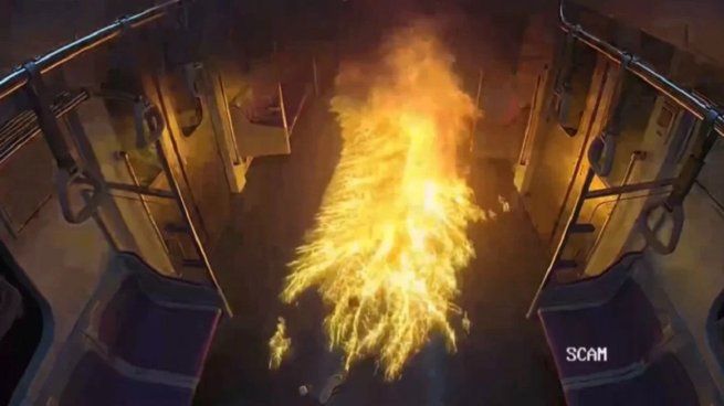 Un hombre prendió fuego un vagón con pasajeros tras pereder un juiciod e dicvorcio.