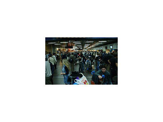 Hubo más de cinco horas de demoras en el Aeropuerto.