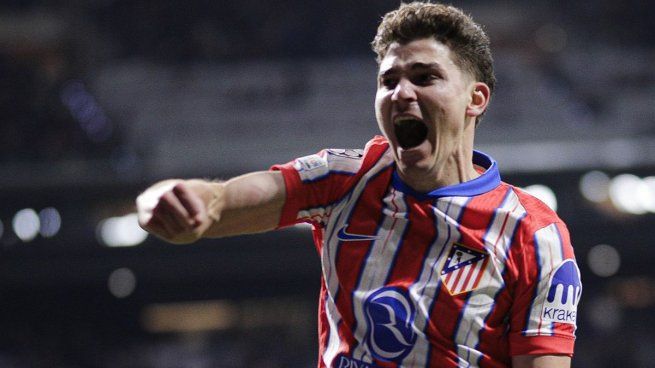 Julián Álvarez, héroe de Atlético de Madrid en la Champions League.