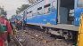 The train crash left almost 100 injured. The train crash left almost 100 injured.
