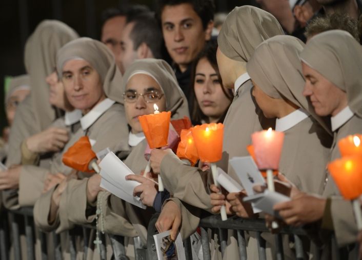 La Iglesia Católica convocó a una oración masiva por la salud del Santo Padre.