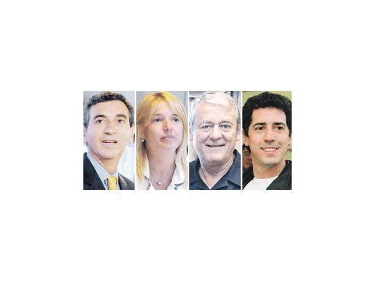 Florencio Randazzo, Cristina Álvarez Rodríguez, Carlos Kunkel, «Wado» De Pedro