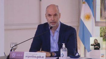 larreta: esto requiere enorme responsabilidad, el virus circula en todos los barrios