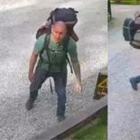 Cámaras del Parque Nacional Nahuel Huapi captaron a Lucas Adrián Álvarez ingresando al Centro de Informes de Mascardi el 21 de noviembre por la tarde. Cámaras del Parque Nacional Nahuel Huapi captaron a Lucas Adrián Álvarez ingresando al Centro de Informes de Mascardi el 21 de noviembre por la tarde.