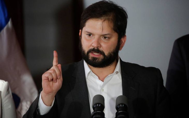 The president of Chile, Gabriel Boric.