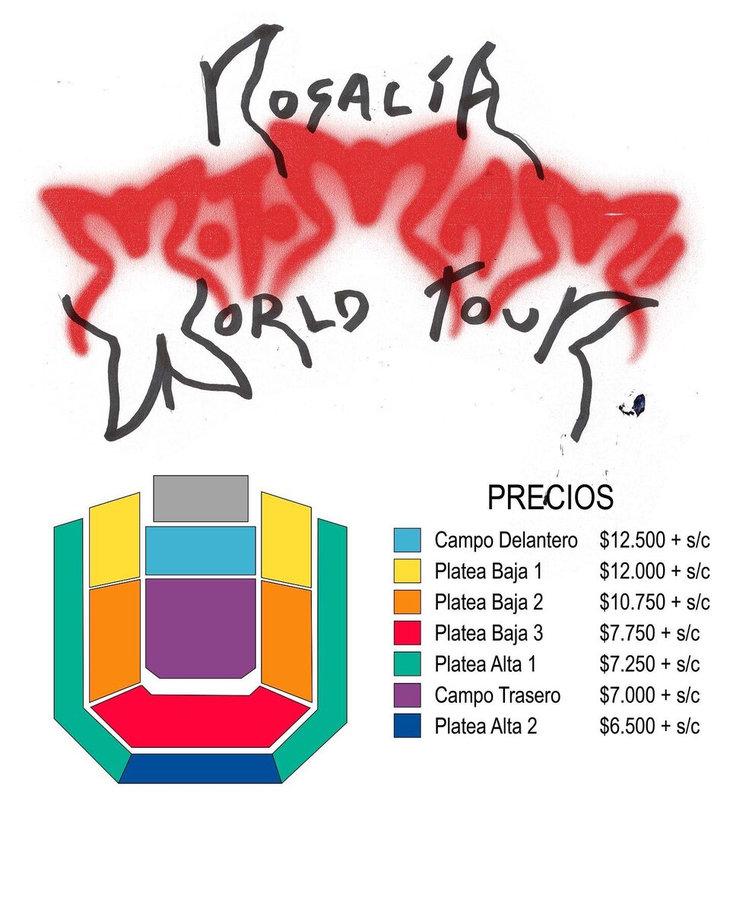 Rosalía in Argentina 2022: how much do they cost and where are tickets sold