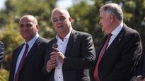 Jaldo, Manzur y Noguera, protagonistas del camino hacia la unidad en el peronismo tucumano.&nbsp;