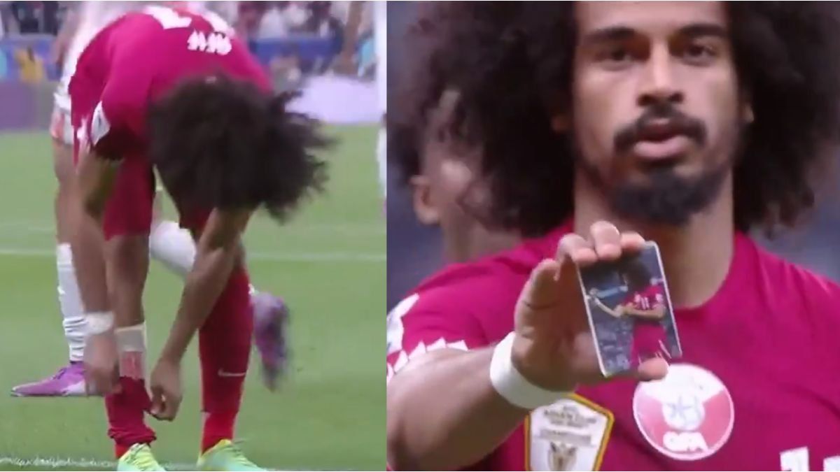 Viral: Qatar won the Asian Cup and a player celebrated with a magic trick