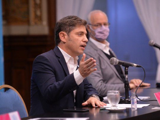 El gobernador de Buenos Aires, Axel Kicillof, se refirió a las medidas sanitarias para hacer frente al coronavirus.&nbsp;