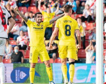 Pide pista. Juan Foyth marcó en Villarreal y quiere ganarse su lugar en Qatar 2022.