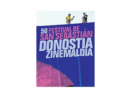 Dosoperariosdaban ayerlos últimosdetalles alfestivaldonostiarra,quecelebra su56°edición.