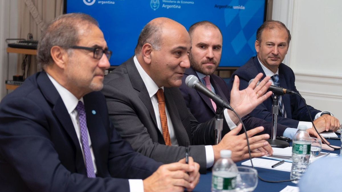 Negotiations with the IMF, the subject of the meeting between Martín Guzmán and Juan Manzur with investors in the US