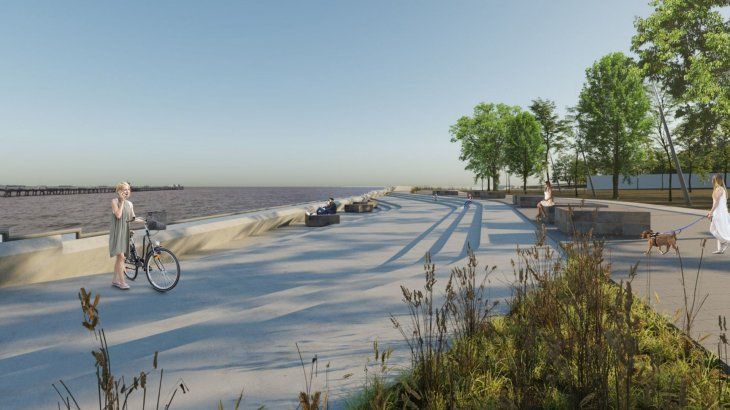 Una de las imágenes del proyecto para la Costanera Norte