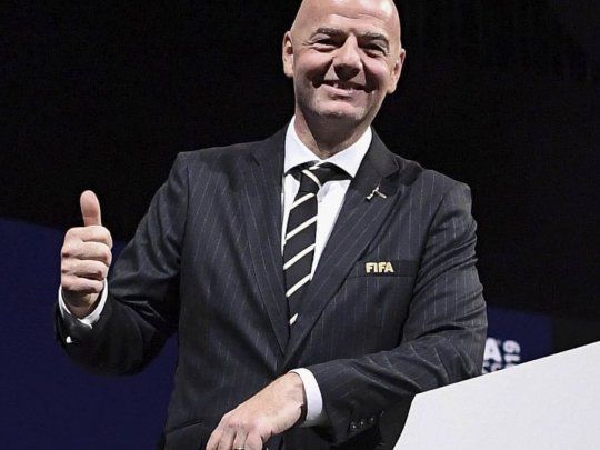 Infantino apoyó la iniciativa.