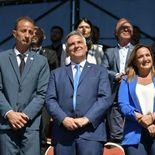 Martín Llaryora y la vicegobernadora de Córdoba, Myrian Prunotto. Martín Llaryora y la vicegobernadora de Córdoba, Myrian Prunotto.