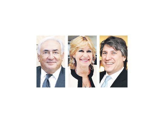 Dominique Strauss-Kahn, Ana María Edwin, Amado Boudou
