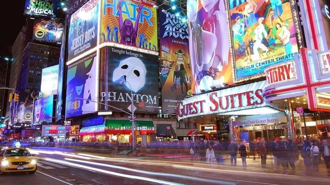 Broadway es uno de los lugares emblemáticos de la historia del teatro musical.