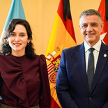 Jorge Macri junto con Isabel Díaz Ayuso. Jorge Macri junto con Isabel Díaz Ayuso.