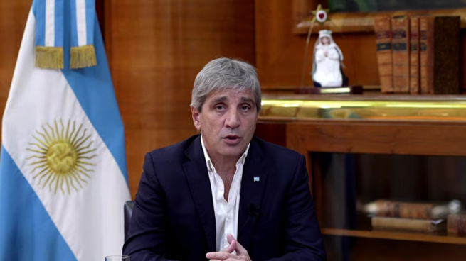 Luis Caputo le envió un mensaje de agradecimiento a los empresarios. 