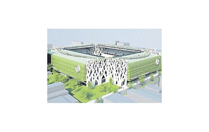 Este es el proyecto de estadio que diagramó el club San Lorenzo de Almagro. Estará ubicado en avenida la Plata y Las Casas.