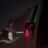 Sucedió a la altura de Carmen de Areco. Llevaba cerca de 20 pasajeros y venían de Córdoba.