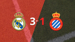 real madrid supero por 3-1 a espanyol como local