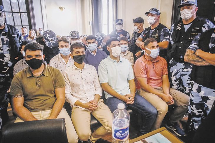 Inicio. Se produjo ayer la primera audiencia del juicio del crimen de Fernando Báez Sosa, ocurrido a la salida de un boliche el 18 de enero del 2020 en Villa Gesell.