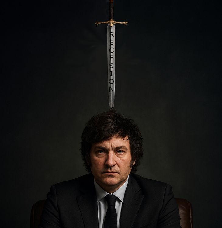 La posibilidad que la Argentina ingrese o transite un proceso recesivo, que no se podría achacar al gobierno anterior, es una de las espadas de Damocles que penden sobre la actual administración, ya que evidenciaría el “no éxito” del plan económico. La posibilidad que la Argentina ingrese o transite un proceso recesivo, que no se podría achacar al gobierno anterior, es una de las espadas de Damocles que penden sobre la actual administración, ya que evidenciaría el “no éxito” del plan económico.