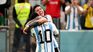 Hug.  Enzo Fernández was a great partner of Lionel Messi in the title of the Argentine National Team in Qatar 2022.