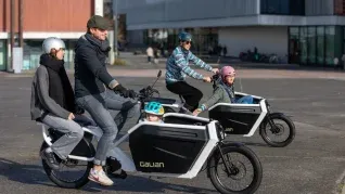 Nunca viste una bicicleta de este estilo. Nunca viste una bicicleta de este estilo.