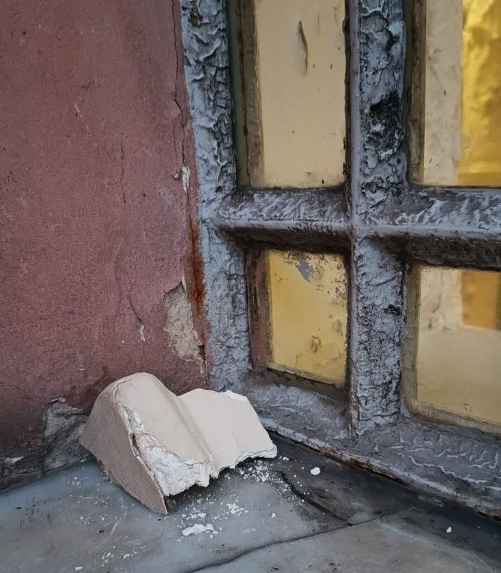 Casa Rosada, óleo sobre lienzo.