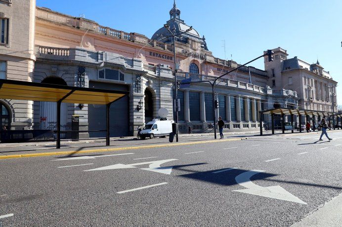 El paro en Buenos Aires. El paro en Buenos Aires.