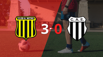 con doblete de david romero neyra, mitre (se) liquido 3-0 a estudiantes (ba)