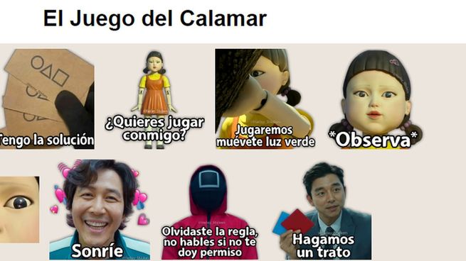 Pack de stickers de la nueva serie de Netflix.