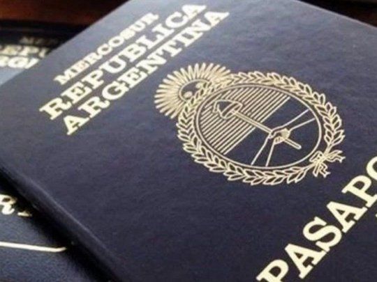 Pasaporte Argentino.&nbsp;