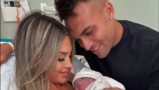 La tierna imagen que compartió el futbolista en sus redes.