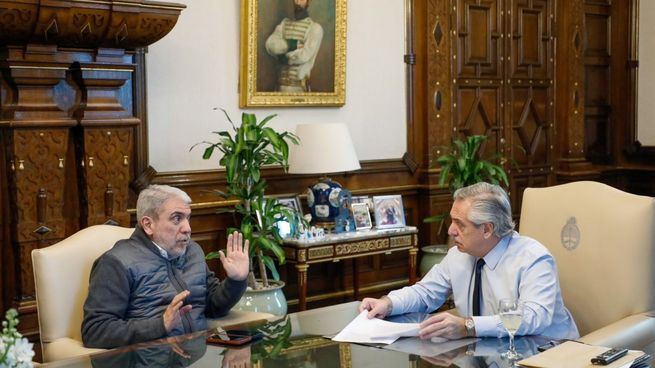 Aníbal y Alberto Fernández.&nbsp;