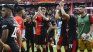 Arms up. Colón won and left the relegation zone. Arms up. Colón won and left the relegation zone.