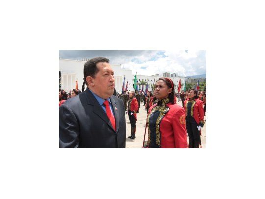 Hugo Chávez.