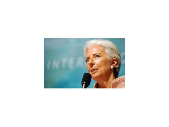 La jefa del FMI, Christine Lagarde.