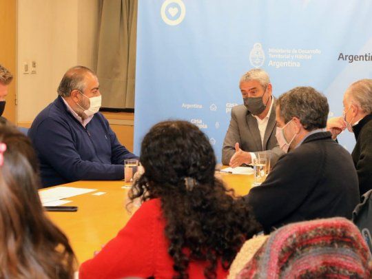 Reunión encabezada por el ministro de&nbsp;Desarrollo Territorial y Hábitat, Jorge Ferraresi