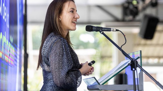 La presidenta de la Unión de Exportadores del Uruguay, Carmen Porteiro, alertó por el impacto reputacional del conflicto en el Puerto de Montevideo.