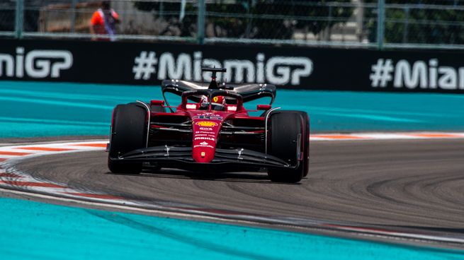 Leclerc voló en Miami: el líder de la Fórmula 1 se quedó con la pole.